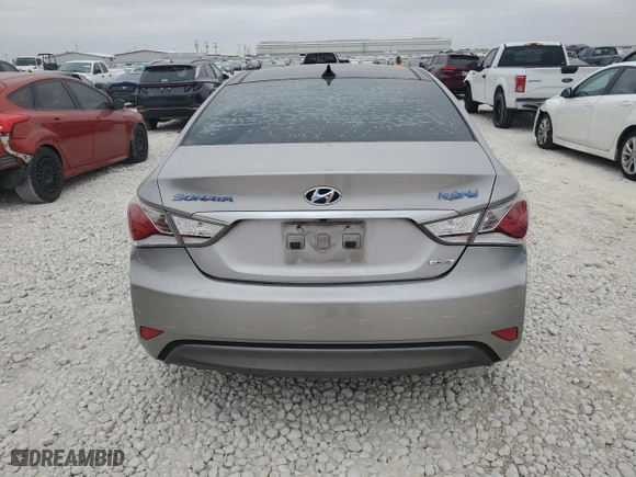 2013 Hyundai Sonata Hybrid with VIN KMHEC4A41DA074416, listed as a Copart auction lot 78780184 with 141,922 mi miles and Salvage Title. Bid and sale history available at carsss.com. Image 6.