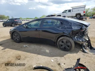 2024 Toyota Prius LE with VIN JTDACAAU1R3047729, listed as a Copart auction lot 55657455 with 2,092 mi miles and Salvage Title. Bid and sale history available at DreamBid. Image 2.