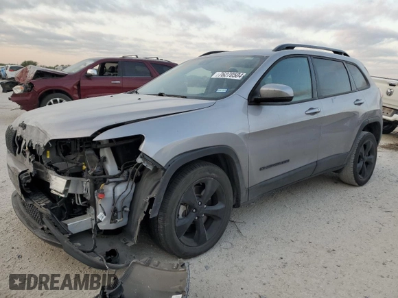 2021 Jeep Cherokee Latitude Plus with VIN 1C4PJLLB4MD204339, listed as a Copart auction lot 76270504 with 42,215 mi miles and Salvage title. Bid and sale history available at DreamBid. Image 1.