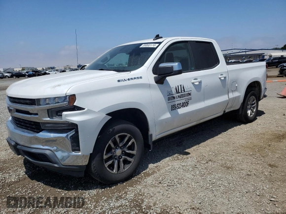 2020 Chevrolet Silverado 1500 LT with VIN 1GCVWCED6LZ184684, listed as a Copart auction lot 59085174 with 93,801 mi miles and Salvage Title. Bid and sale history available at DreamBid. Image 1.