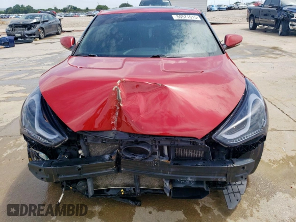 2016 Hyundai Veloster Turbo with VIN KMHTC6AE1GU273481, listed as a Copart auction lot 59571615 with 117,232 mi miles and Salvage title. Bid and sale history available at DreamBid. Image 5.