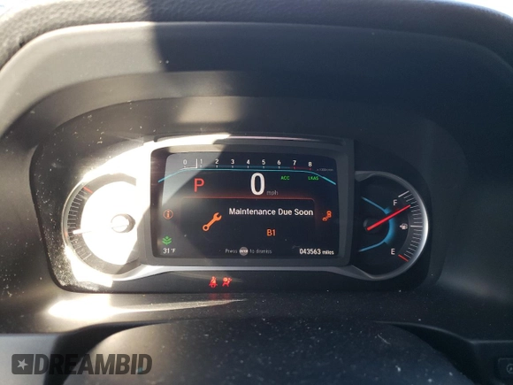 2022 Honda Pilot EX-L with VIN 5FNYF6H55NB023156, listed as a Copart auction lot 52269325 with 43,563 mi miles and Salvage title. Bid and sale history available at DreamBid. Image 9.