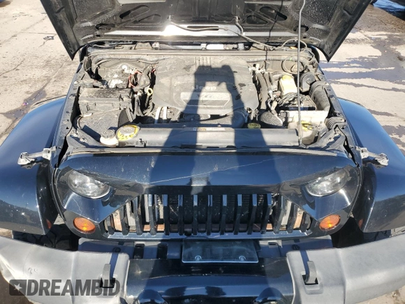 2016 Jeep Wrangler Unlimited 75th Anniversary with VIN 1C4BJWEG7GL113824, listed as a Copart auction lot 81372864 with 98,497 mi miles and Salvage title. Bid and sale history available at DreamBid. Image 12.