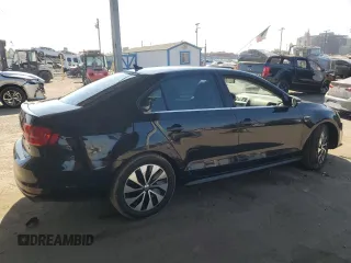 2015 Volkswagen Jetta Sedan Hybrid SEL Premium with VIN 3VW637AJ8FM416575, listed as a Copart auction lot 81854754 with 0 mi miles and Salvage Title. Bid and sale history available at carsss.com. Image 3.