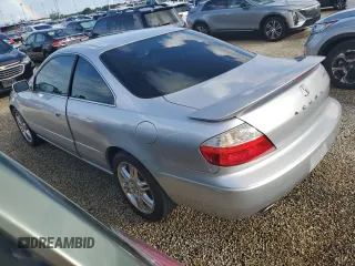 2003 Acura CL Type S with VIN 19UYA42603A012156, listed as a Copart auction lot 74104374 with 0 mi miles and Salvage Title. Bid and sale history available at carsss.com. Image 2.