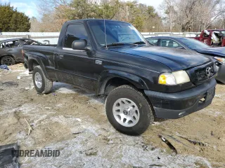 2001 Mazda B-Series 2WD Truck DS with VIN 4F4YR12U81TM28386, listed as a Copart auction lot 89389585 with 234,008 mi miles and Salvage Title. Bid and sale history available at carsss.com. Image 4.
