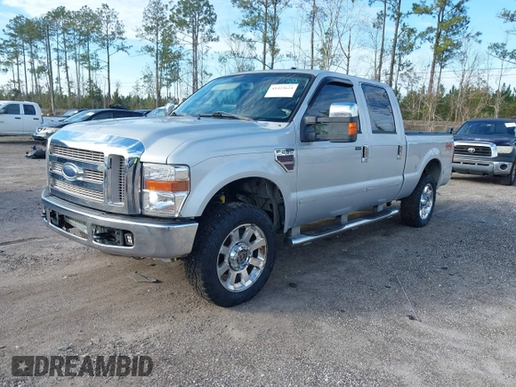 2008 Ford F-250 XL with VIN 1FTSW21R98EC18369, listed as a IAAI auction lot 41422624 with 176,292 mi miles. Bid and sale history available at carsss.com. Image 2.