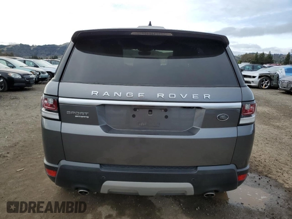 2017 Land Rover Range Rover Sport HSE with VIN SALWR2FK1HA150749, listed as a Copart auction lot 85597724 with 67,426 mi miles and Salvage Title. Bid and sale history available at carsss.com. Image 6.