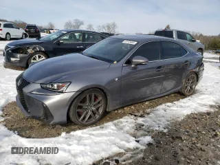 2017 Lexus IS with VIN JTHCM1D25H5015996, listed as a Copart auction lot 43153485 with 82,428 mi miles and Salvage Title. Bid and sale history available at carsss.com. Image 1.