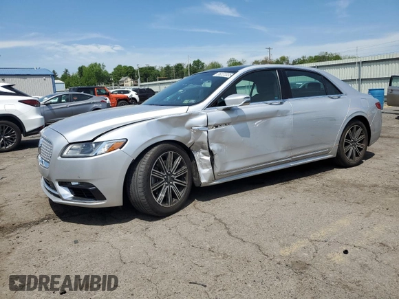 2017 Lincoln Continental Reserve z VIN 1LN6L9RP1H5614507, wystawiony jako Copart lot #56222035 z przebiegiem 87 689 mil mil oraz Szkoda całkowita • Salvage title. Historia ofert i sprzedaży dostępna na DreamBid. Obrazek 1.