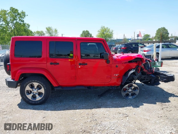2018 Jeep Wrangler Unlimited Sahara z VIN 1C4HJWEG6JL893798, wystawiony jako IAAI lot #42299351 z przebiegiem Nie podano mil oraz . Historia ofert i sprzedaży dostępna na DreamBid. Obrazek 13.