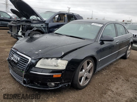 2006 Audi A8 4.2L z VIN WAUML44E86N024612, wystawiony jako Copart lot #82333914 z przebiegiem 141 456 mil mil oraz Szkoda całkowita • Salvage title. Historia ofert i sprzedaży dostępna na DreamBid. Obrazek 1.