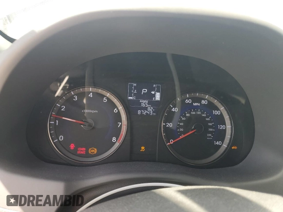 2015 Hyundai Accent GLS with VIN KMHCT4AE7FU935471, listed as a Copart auction lot 55411435 with 87,243 mi miles and Salvage Title. Bid and sale history available at DreamBid. Image 9.