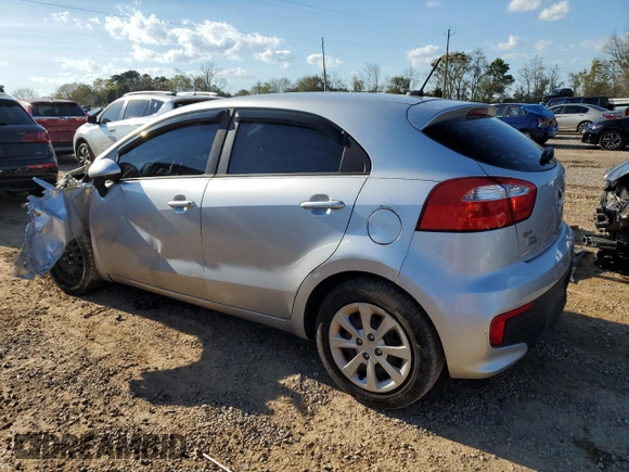 2016 Kia Rio LX with VIN KNADM5A34G6666911, listed as a Copart auction lot 50010045 with 75,479 mi miles and Salvage Title. Bid and sale history available at DreamBid. Image 2.