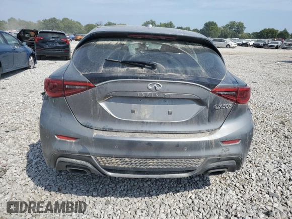 2017 Infiniti QX30 Sport with VIN SJKCH5CP8HA032077, listed as a Copart auction lot 68787934 with 39,072 mi miles and Salvage title. Bid and sale history available at DreamBid. Image 6.