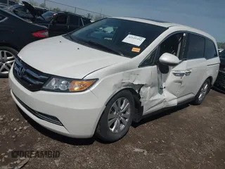 2016 Honda Odyssey EX-L with VIN 5FNRL5H62GB048406, listed as a IAAI auction lot 42145352 with 126,938 mi miles and . Bid and sale history available at carsss.com. Image 2.