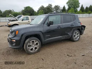2019 Jeep Renegade Latitude z VIN ZACNJBBB1KPK28127, wystawiony jako Copart lot #57408485 z przebiegiem 66 940 mil mil oraz Szkoda całkowita • Salvage title. Historia ofert i sprzedaży dostępna na DreamBid. Obrazek 1.
