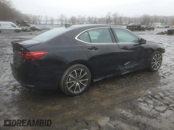 2017 Acura TLX V6 w/Technology Pkg with VIN 19UUB3F50HA000412, listed as a Copart auction lot 47100535 with 115,655 mi miles and Salvage Title. Bid and sale history available at carsss.com. Image 3.