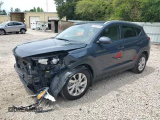 2019 Hyundai Tucson Value with VIN KM8J33A40KU845548, listed as a Copart auction lot 57831115 with 55,574 mi miles and Salvage title. Bid and sale history available at DreamBid. Image 1.