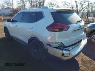 2019 Nissan Rogue SV with VIN KNMAT2MV0KP551083, listed as a IAAI auction lot 41364279 with 38,405 mi miles. Bid and sale history available at carsss.com. Image 3.