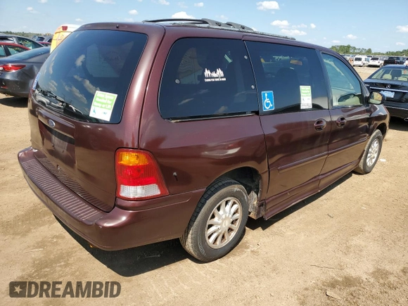 2000 Ford Windstar LX z VIN 2FMZA5141YBA25109, wystawiony jako Copart lot #86814104 z przebiegiem 159 120 mil mil oraz Nie do naprawy • Non repairable. Historia ofert i sprzedaży dostępna na DreamBid. Obrazek 3.