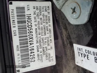1997 Honda Accord Special Edition with VIN 1HGCD560XVA164252, listed as a Copart auction lot 85603154 with 362,795 mi miles and Salvage Title. Bid and sale history available at carsss.com. Image 12.
