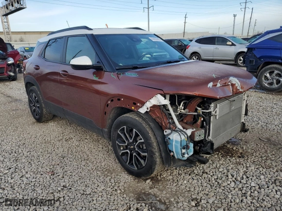2021 Chevrolet TrailBlazer ACTIV with VIN KL79MVSL9MB131239, listed as a Copart auction lot 44400995 with 23,362 mi miles and Salvage Title. Bid and sale history available at carsss.com. Image 4.