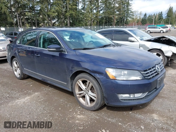 2015 Volkswagen Passat 2.0L TDI SEL Premium with VIN 1VWCV7A32FC013627, listed as a IAAI auction lot 41979341 with 175,728 mi miles. Bid and sale history available at carsss.com. Image 1.