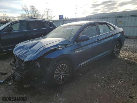 2021 Volkswagen Jetta S with VIN 3VWC57BU7MM095938, listed as a Copart auction lot 41639795 with 23,962 mi miles and Salvage Title. Bid and sale history available at carsss.com. Image 1.