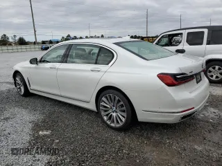 2020 BMW 7 Series 750i xDrive with VIN WBA7U2C05LGJ59504, listed as a Copart auction lot 42771535 with 20,496 mi miles and Salvage Title. Bid and sale history available at carsss.com. Image 2.