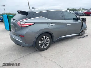 2017 Nissan Murano SL with VIN 5N1AZ2MG4HN143623, listed as a IAAI auction lot 41410362 with 120,035 mi miles. Bid and sale history available at carsss.com. Image 4.