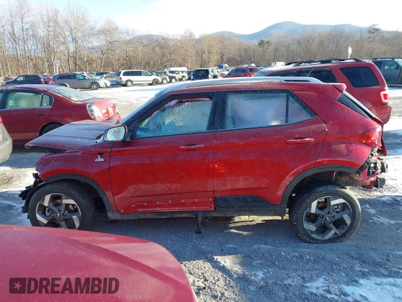 2024 Hyundai Venue SEL with VIN KMHRC8A33RU327385, listed as a IAAI auction lot 41247378 with 5,591 mi miles and . Bid and sale history available at DreamBid. Image 13.