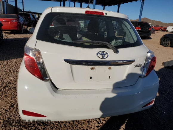 2014 Toyota Yaris L with VIN VNKJTUD33EA006603, listed as a Copart auction lot 88145705 with 123,299 mi miles and Salvage Title. Bid and sale history available at carsss.com. Image 6.