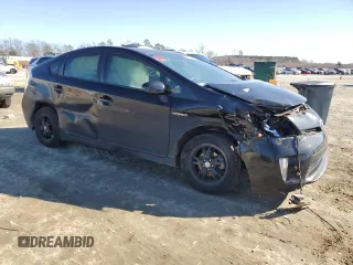 2012 Toyota Prius One with VIN JTDKN3DUXC5524689, listed as a Copart auction lot 50151695 with Not Provided miles and Salvage Title. Bid and sale history available at DreamBid. Image 4.