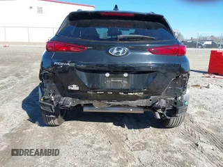 2020 Hyundai Kona SEL Plus with VIN KM8K62AA1LU550570, listed as a IAAI auction lot 41381405 with 59,510 mi miles. Bid and sale history available at carsss.com. Image 6.
