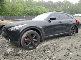 2017 Infiniti QX70 z VIN JN8CS1MW8HM413885, wystawiony jako Copart lot #54278995 z przebiegiem 180 582 mil mil oraz Szkoda całkowita • Salvage title. Historia ofert i sprzedaży dostępna na DreamBid. Obrazek 1.