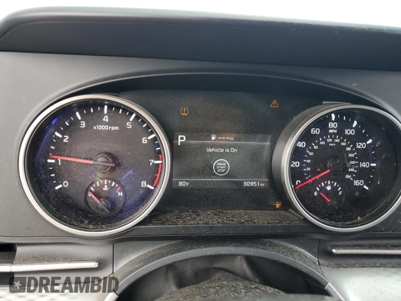 2023 Kia Carnival LX with VIN KNDNB4H30P6265160, listed as a Copart auction lot 60125244 with 30,951 mi miles and Non Repairable. Bid and sale history available at carsss.com. Image 9.
