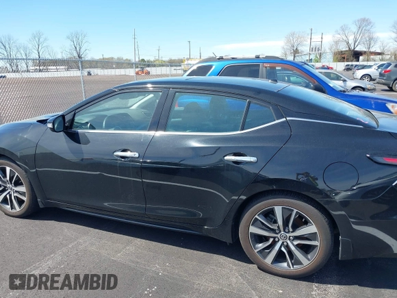 2019 Nissan Maxima SV with VIN 1N4AA6AV5KC377042, listed as a IAAI auction lot 41839754 with 53,962 mi miles and . Bid and sale history available at DreamBid. Image 13.