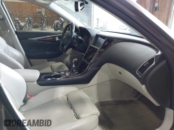 2014 Infiniti Q50 Sport with VIN JN1BV7AR5EM694526, listed as a IAAI auction lot 42782010 with 145,152 mi miles and . Bid and sale history available at DreamBid. Image 5.