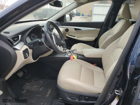 2019 Infiniti QX50 PURE with VIN 3PCAJ5M33KF146271, listed as a Copart auction lot 86974254 with 56,258 mi miles and Salvage Title. Bid and sale history available at carsss.com. Image 7.