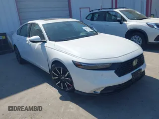 2024 Honda Accord Touring with VIN 1HGCY2F80RA023320, listed as a IAAI auction lot 42465273 with 18,077 mi miles and . Bid and sale history available at DreamBid. Image 1.