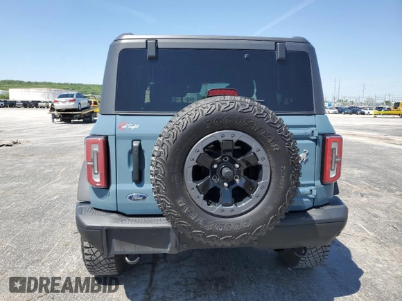 2021 Ford Bronco with VIN 1FMDE5CH1MLA60600, listed as a Copart auction lot 54076135 with 39,526 mi miles and Salvage title. Bid and sale history available at DreamBid. Image 6.