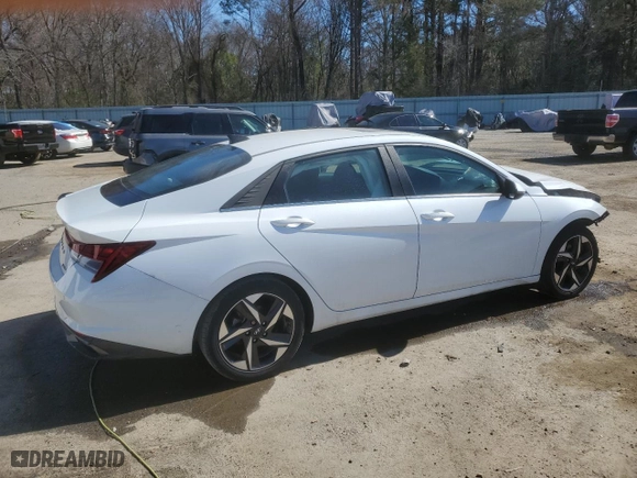 2023 Hyundai Elantra Limited with VIN 5NPLP4AG1PH097203, listed as a Copart auction lot 47315755 with 14,010 mi miles and Salvage Title. Bid and sale history available at carsss.com. Image 3.