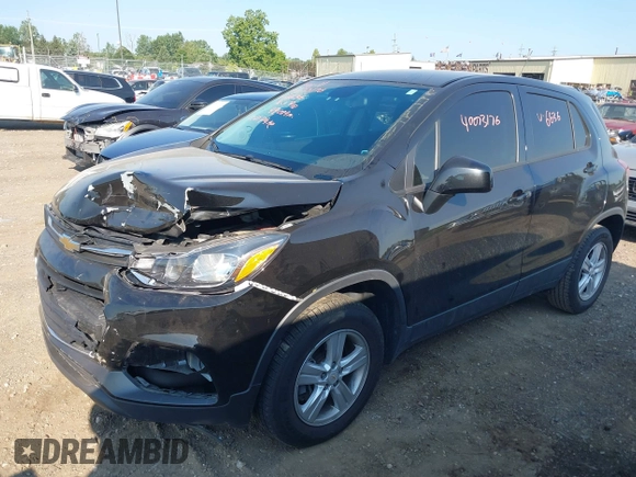 2020 Chevrolet Trax LS with VIN KL7CJNSB8LB016636, listed as a IAAI auction lot 40073176 with 49,089 mi miles. Bid and sale history available at carsss.com. Image 17.