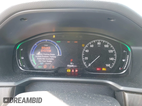 2020 Honda Accord Touring with VIN 1HGCV3F90LA013434, listed as a IAAI auction lot 42075502 with 56,645 mi miles and . Bid and sale history available at DreamBid. Image 7.