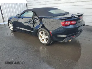 2020 Chevrolet Camaro 1LT with VIN 1G1FB3DX5L0111296, listed as a Copart auction lot 82791704 with 35,250 mi miles and Salvage Title. Bid and sale history available at carsss.com. Image 2.