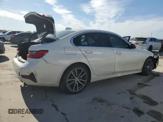 2020 BMW 3 Series 330i with VIN 3MW5R1J01L8B08554, listed as a Copart auction lot 47298125 with 98,461 mi miles and Salvage Title. Bid and sale history available at carsss.com. Image 3.