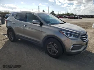 2018 Hyundai Santa Fe Sport 2.4L with VIN 5NMZTDLB4JH104611, listed as a Copart auction lot 44707555 with 0 mi miles and Salvage Title. Bid and sale history available at carsss.com. Image 4.