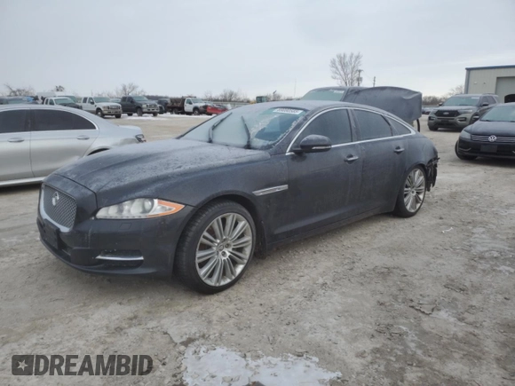 2013 Jaguar XJ with VIN SAJWA1C70D8V41578, listed as a Copart auction lot 89080585 with 76,063 mi miles and Salvage Title. Bid and sale history available at DreamBid. Image 1.