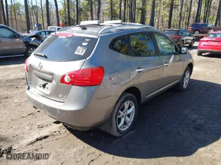 2010 Nissan Rogue S with VIN JN8AS5MT5AW005827, listed as a IAAI auction lot 41655194 with 146,567 mi miles. Bid and sale history available at carsss.com. Image 4.